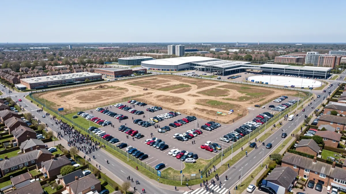 Generic image of a brownfield site with potential for development.