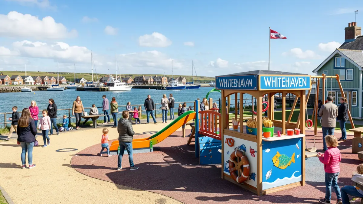 New coastal-themed play area in Bransty, Whitehaven.