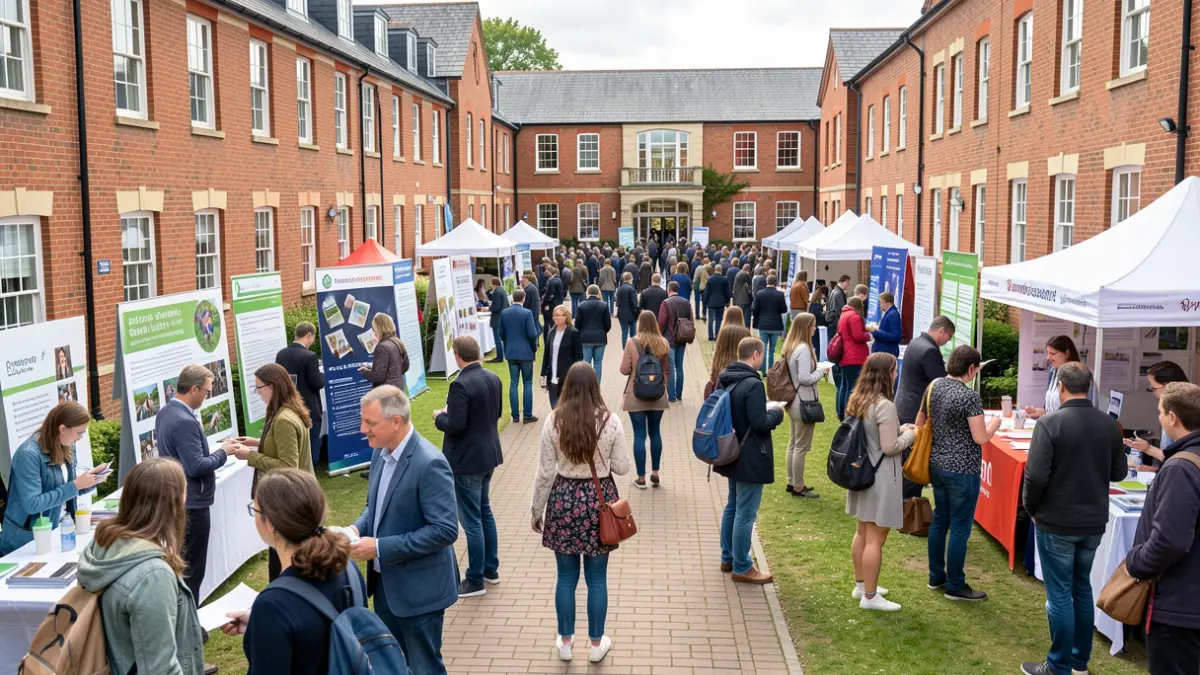 Winstanley College Open Day with over 700 families attending.